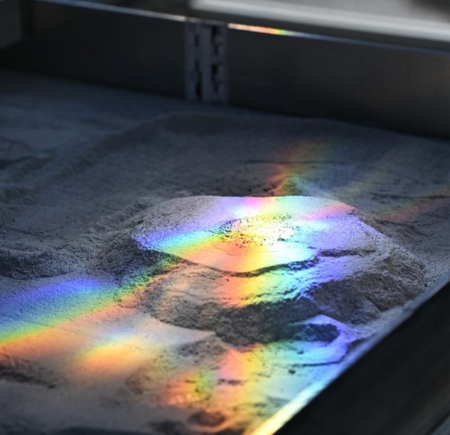 Sequence view of the solar sintering process