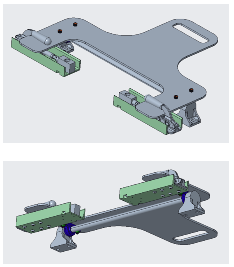 Mechanical HDRM simulator clamp in test setup