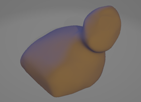 Cowpie after initial patching.